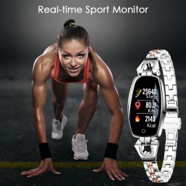 H8 Smart Bracelet Women Watch  IP67 Waterproof Heart Rate Sleep Monitor Smart Band Blood Pressure Smart Watch Band for IOS Android Fitness bracelet