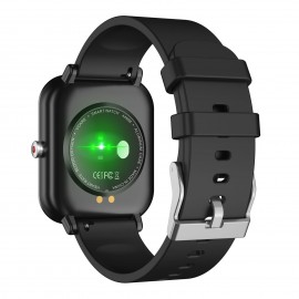 Q9 pro Smart Bracelet Sports Watch 1.7'' TFT Full-touch Screen Body Temperature Monitor 45-day Long Standby Health Monitor 24-Sports Mode Compatible with Android iOS