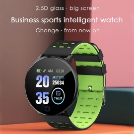 Intelligent Watch Color Screen BT Sports IP68 Waterproof Watch Steps Counting Blood Pressure Heart Rate Monitoring Fitness Watch