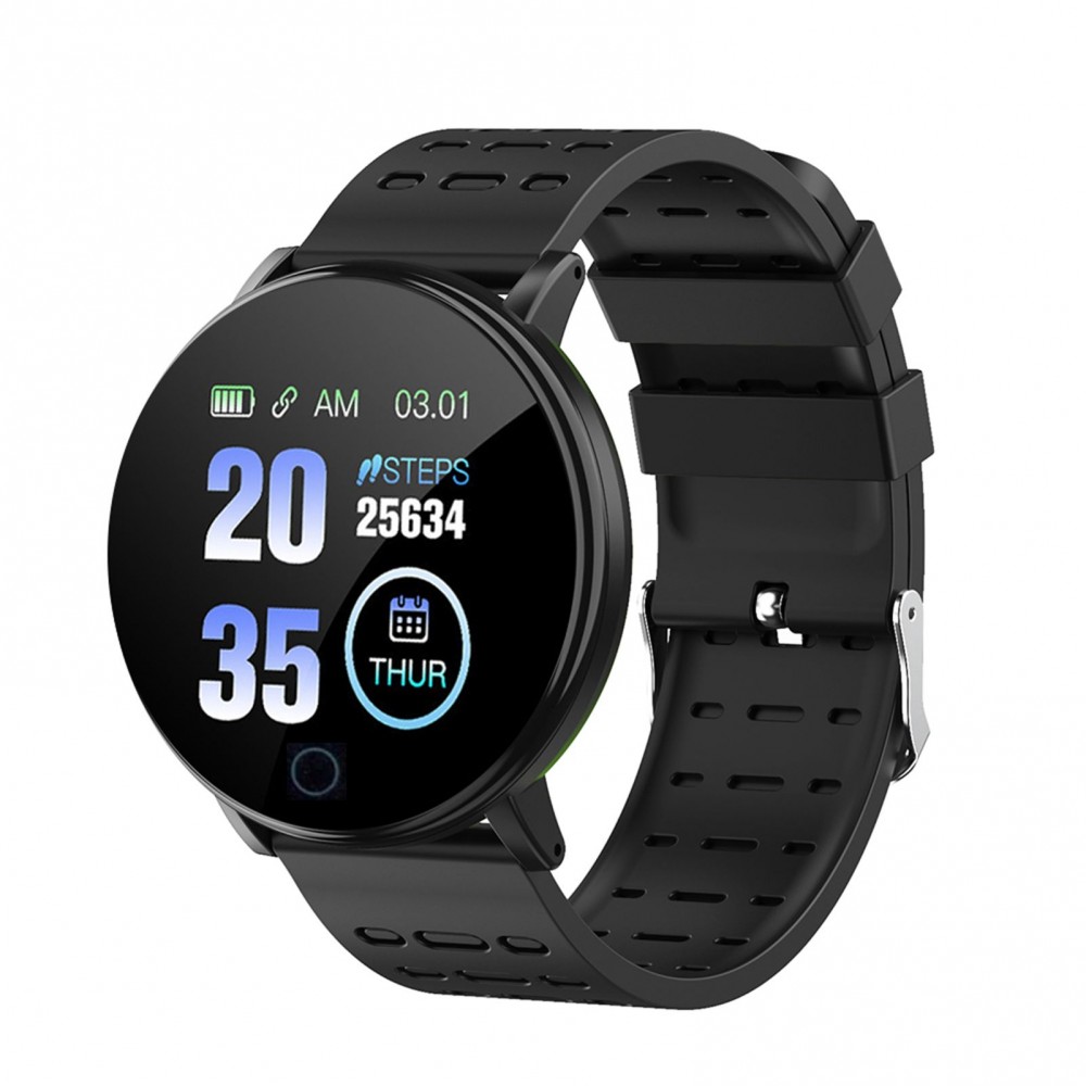 Intelligent Watch Color Screen BT Sports IP68 Waterproof Watch Steps Counting Blood Pressure Heart Rate Monitoring Fitness Watch