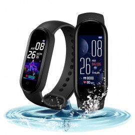 0.96-Inch Smart Bracelet BT Intelligent Watch Sport Fitness Tracker Blood Pressure Heart Rate Monitor Blood Oxygen Health Monitoring Two-way Lookup IP67 Waterproof Wristband