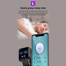 X8 2 in 1 Smart Bracelet with Wireless Earbuds 1.54-Inch IPS Full-Touch Screen BT5.0 Fitness Tracker IP67 Waterproof Sleep/Heart Rate/Blood Pressure Monitor Message/Call/Sedentary Reminder Remote Camera Music Control Compatible with Android iOS