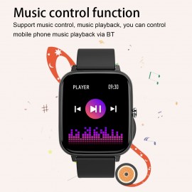 P6 BT Call Smart Bracelet 1.54'' TFT Full-Touch Screen BT3.0+4.0 IP67 Waterproof Custom Dial/3 Menu Styles Sleep/Heart Rate/Blood Pressure Monitor Multiple Sports Mode Message/Call Reminder Music Control/Remote Camera Compatible with Android iOS