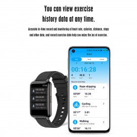 P57 Smart Bracelet Sports Watch 1.57'' TFT Full-Touch Screen Health Monitor Multiple Sports Mode Swimming-level Waterproof Custom Dial Menstrual Cycle Management Compatible with Android   iOS