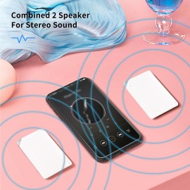 Bocoice Bone Conduction Speaker Wirelessly BT Speakers Mini Portable Loud Stereo Sound Built-in Mic Sound Box