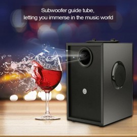 Big Power Wireless Bluetooth Speaker Stereo Subwoofer Heavy Bass Music Player AUX IN LCD Display FM Radio TF Card Slot U Disk Music Playing