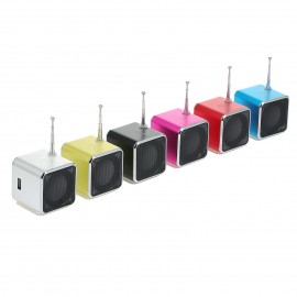 3.5mm Wired Mini Speaker Portable MP3 Player FM Radio Music Amplifier Support TF Card U Disk Loudspeaker for DVD Laptop Mobile Phone