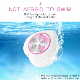 Wireless Bluetooth 5.0 Speaker Outdoor IPX7 Waterproof Stereo Audio Player Floating Swimming Speakers with RGB Light