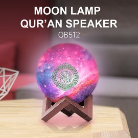 New Style QB512 Muslim Gift The Koran Three Dimensional BT Speaker Moon Light Player