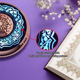 SQ712 Equantu Aromatherapy The Quran Speaker 8GB USB Charge BT Connection Adjustable Lighting Color Player