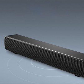 V-103 Speaker Bar Computer Speakers Stereo HiFi Sound Wired Computer Sound Bar Rich Bass USB Powered Soundbar Speaker for PC TV Smart Phone Tablets Desktop Laptop