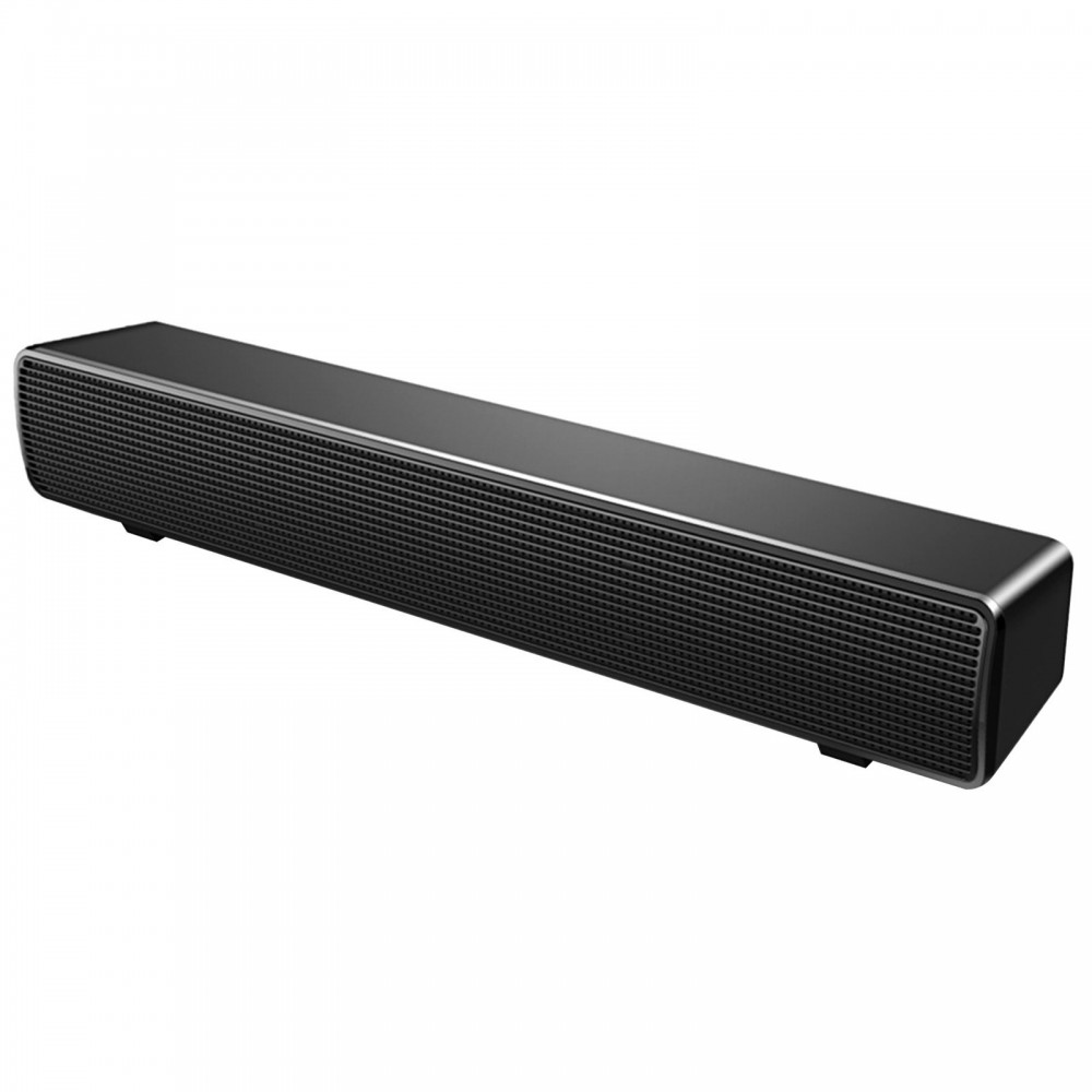 V-103 Speaker Bar Computer Speakers Stereo HiFi Sound Wired Computer Sound Bar Rich Bass USB Powered Soundbar Speaker for PC TV Smart Phone Tablets Desktop Laptop