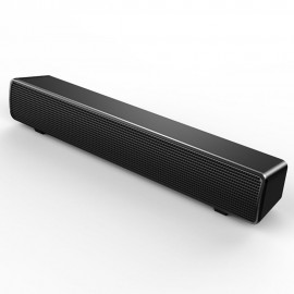 V-103 Speaker Bar Computer Speakers Stereo HiFi Sound Wired Computer Sound Bar Rich Bass USB Powered Soundbar Speaker for PC TV Smart Phone Tablets Desktop Laptop