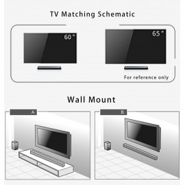 BS-41A Multifunction Sound Bar BT Speaker Home Theater Wall TV Surround Sound Sound-Stereo Wall-mounted Sound Machine Subwoofer Soundbar