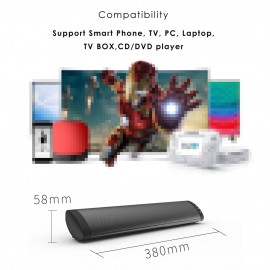 BS-41A Multifunction Sound Bar BT Speaker Home Theater Wall TV Surround Sound Sound-Stereo Wall-mounted Sound Machine Subwoofer Soundbar