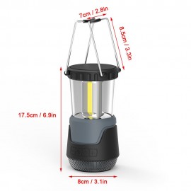 LED Camping Light Portable Lantern Wireless Stereo Bluetooth Speaker Loudspeaker Qi Standard Wireless Charger Outdoor Emergency Light