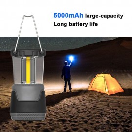 LED Camping Light Portable Lantern Wireless Stereo Bluetooth Speaker Loudspeaker Qi Standard Wireless Charger Outdoor Emergency Light