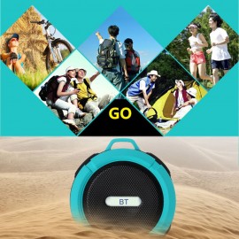 C6 Mini Wireless BT 5.0 Speaker IP65 Outdoor Waterproof Portable Sound Box Hands-free with Microphone USB Rechargeable