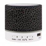 A9 Crack Pattern Mini Speaker Colorful Light Support U Disk TF Card AUX Port Wireless Portable Loudspeaker Box