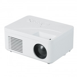 LCD LED Projector 400 Lumens Mini Portable Video Projector with Built-in Speaker Support HD / AV / USB / Audio 3.5mm Interface for Home Theater Entertainment