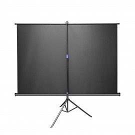 72 inches Projector Screen with Tripod Stand 4:3 Portable Projection Screen 4K 3D Projector Movies Screen for Home Office Indoor Outdoor Use