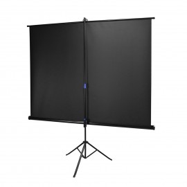 72 inches Projector Screen with Tripod Stand 4:3 Portable Projection Screen 4K 3D Projector Movies Screen for Home Office Indoor Outdoor Use