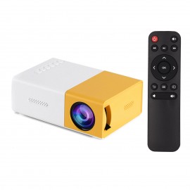 Mini LED Projector Supports 720P / 1080P Portable Video Projector with Built-in Speaker & Remote Control Support HD / AV / USB / Audio 3.5mm Interface for Home Theater Entertainment