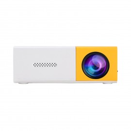 Mini LED Projector Supports 720P / 1080P Portable Video Projector with Built-in Speaker & Remote Control Support HD / AV / USB / Audio 3.5mm Interface for Home Theater Entertainment