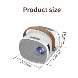 YG230 Mini Portable Projector Full HD 1080P Video Beamer Home Theater Multiscreen Media Player Support HD USB Micro USB AV TF Card Input Video Player