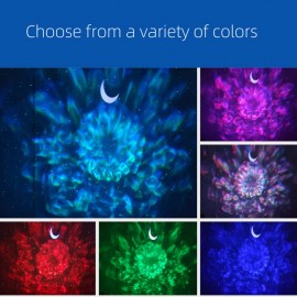 USB Romantic LED Starry Night Lamp 3D Star Projector Decor Light for Kids Bedroom Night Light Nebula Projector