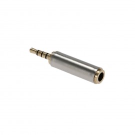 Gold-plated 2.5 mm Male to 3.5 mm Female Audio Stereo Headphone Converter Adapter