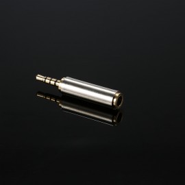 Gold-plated 2.5 mm Male to 3.5 mm Female Audio Stereo Headphone Converter Adapter