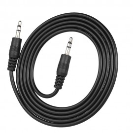 1m 3.5mm Male to 3.5mm Male Audio Cable 3.5mm Jack Audio Cable AUX Wire for Car Headphone Speaker Black