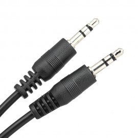 1m 3.5mm Male to 3.5mm Male Audio Cable 3.5mm Jack Audio Cable AUX Wire for Car Headphone Speaker Black