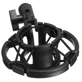 Universal Shock-proof Microphone Mount Plastic Studio Mic Holder Stand Clip For Large Diaphram Condenser