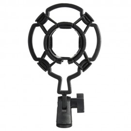 Universal Shock-proof Microphone Mount Plastic Studio Mic Holder Stand Clip For Large Diaphram Condenser