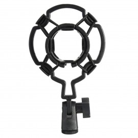 Universal Shock-proof Microphone Mount Plastic Studio Mic Holder Stand Clip For Large Diaphram Condenser