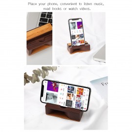 Mobile Phone Sound Amplifier Stand Wooden Cell Phone Stand with Sound Amplifier Phone Holder Desk Support