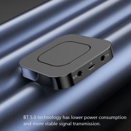 BT13 Bluetooth 5.0 Transmitter Receiver 3.5MM AUX Stereo for PC TV Car Headphones Wireless Adapter