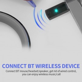 Mini BT4.2 WiFi Adapter 150Mbps Wireless Network Card Stable Transmission for PC Laptop Phone Tablet Wireless Mouse Headset