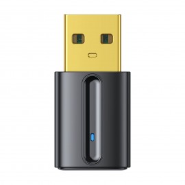 USB Bluetooth 5.0 Audio Transmitter Wireless Audio Dongle Adapter Hands-free with Microphone for TV Laptop Desktop PC